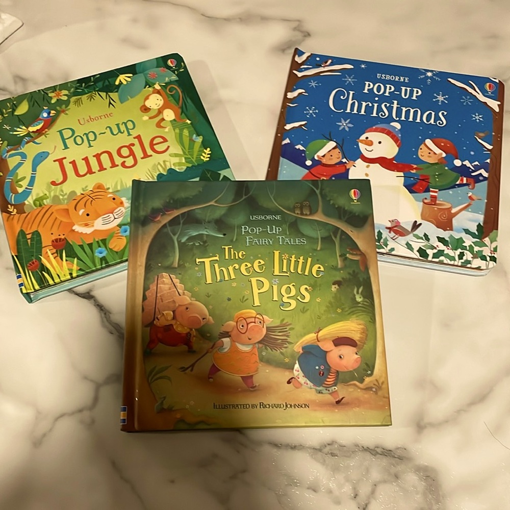 Usborne Pop-Up Books - Set of 3